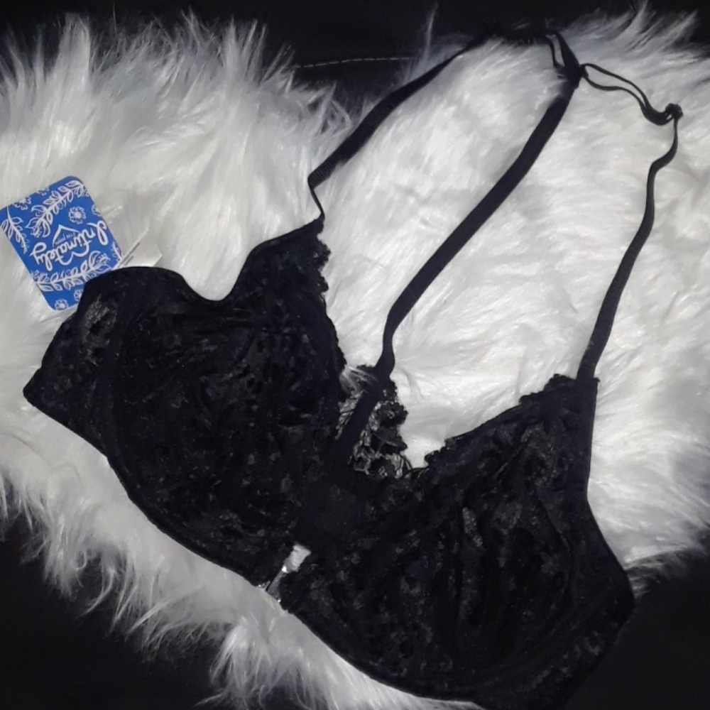 Last 2! FP Aphrodite T-Back Underwire Bra Black - Picture 10 of 16